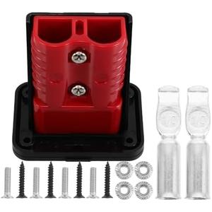 Cabilock 2 set Car Battery Quick Connect Disconnect High Conductivity Electrical Connector for Utvs Atvs Trucks Weather Durability Embedded Panel Cover