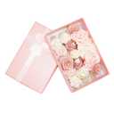 Baby Girl Flower Headbands Set, 3pcs Elastic Nylon Floral Hair Band, Bows Wrap for Infant Newborn Toddler