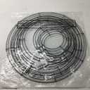 5 Pieces Christmas Metal Wreath Frame Ring Round DIY Macrame Floral Crafts Wire Wreath Form Christmas Decoration Door Craft (Deep Green, 12 Inch, 8 Inch)