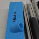 Stainless Steel Wire Broom Deck Scrubber Brush with 55 Adjustable Length Sturdy Long Handle, Stainless Steel Outdoor Broom for Cleaning Moss Concrete Floors Grout Gardens Patios