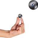 Only 0.9 inch! Hidden Camera with Audio/Video. Mini Small Camera. Spy Hidden Cameras for Home Indoor Use. Spy Cam with Night Vision and Motion Detection Baby Monitor Small Mini Wireless Outdoor H19