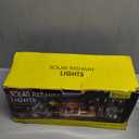 Solar Pathway Lights, 8 Pack Solar Lights Outdoor Waterproof IP65, Auto On/Off Outdoor Solar Lights for Pathway, Garden, Yard, Walkway, Lawn, Patio, Driveway, Landscape Decor Lighting, Black