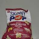 SkinnyPop Roasted Garlic Butter Popcorn, Whole Grain Gluten-Free Snack, 4.4 oz Bag (EXP 07/18/26)