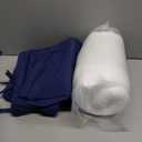 Outdoor Chair Cushions Set of 2: Waterproof & Fade Resistant Patio Furniture Cushions - 19 x 19 x 2 Inch Non Slip Round Corner Seat Cushion Pads with Removable Cover for Garden Yard Lawn, Dark Grey