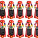 6.5" Bubble Gum Gumball Machine (12 Pack)