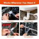 Self-Fusing Silicone Tape 1 36 20 mil Clear Rubber Repair Tape Waterproof, Heat-Resistant, Insulating, Chemical-Resistant, No-Residue, Ideal for Sealing, Automotive, Electrical & Outdoor Use