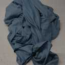 Bed Skirt Queen Size Ruffled Bed Skirts with Split Corners, 18 Inch Drop Dust Ruffle Bed Skirt with Platform, Teal Blue, Queen - 18" Drop