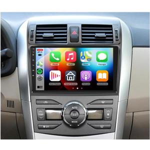 5GhzWiFi 8Core 4G 64G Radio for Toyota Corolla 2009-2013 Car Stereo with 9inch 1280x720P QLED Touch Screen 5.1Bluetooth DSP 46EQ FM/RDS Wireless CarPlay Android Auto GPS SWC Backup Camera