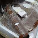 23.62" Mid-Century Modern Square Dining Table for 2 People, Small Dining Room Table with Sturdy Pedestal, Square Kitchen Table for Dining Room, Kitchen, Living Room, Restaurants, Cafes