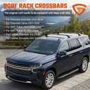 Roof Rack Cross Bars 330 lbs Load Capacity, Lockable Aluminum Crossbar Set Compatible with Chevrolet Suburban/Tahoe 2021–2026,fit for GMC Yukon XL 21-26, fit for Cadillac Escalade ESV 21-26