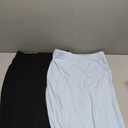 Women's Ribbed High Waisted Maxi Skirt, Pack 2, Size M