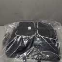 Small Pet Carrier 17"x12"x8.5" with Wheels Airline Approved, Black