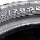 5A02 120/70-12 Set of 2 Scooter Tubeless Tire, 51L, Front/Rear Motorcycle/Moped 12" Rim