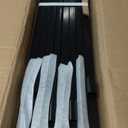 Jhsomdr Dog Playpen, 40 inch 8 Panels Dog Fence Outdoor Heavy Duty Dog Pen for Large/ Medium/ Small Dogs, Indoor Puppy Playpen with Door Portable Pet Fence for RV Camping, Yard