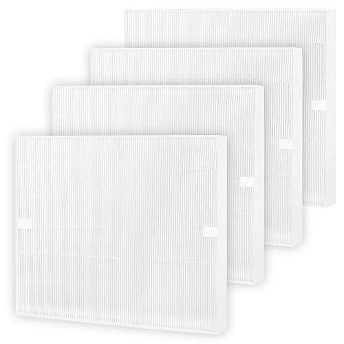 AP-1512HH True HEPA Filter Replacement Compatible with Coway Airmega AP-1512HH Mighty and Airmega 200M Air Cleaner Purifier, Item NO #3304899, 4 Pack HEPA Filter Only