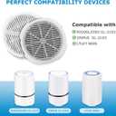 GL2103 Replacement Filter for RIGOGLIOSO GL2103, JINPUS GL-2103, LTLKY 900S Air Purifier, 2-in-1 HEPA Filters and Activated Carbon Filters (3-Pack)