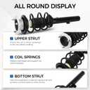 PAROD Front Shock Absorber Struts fit for 2008-2013 BMW 128i, 135i, 2013 135is, 2006 325i, 2007-2013 328i, 2006 330i, 2009-2011 335d, 2007-2013 335i, 2011 335is, Replace#11374 11373