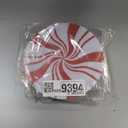 RINOLY 12 PCS Candy Cane Christmas Decorations,8 in Large Double Sided Peppermint Christmas Decorations Tree Ornaments,Plastic Candy Cane Ornaments for Tree Topper Home Vase Xmas Decor