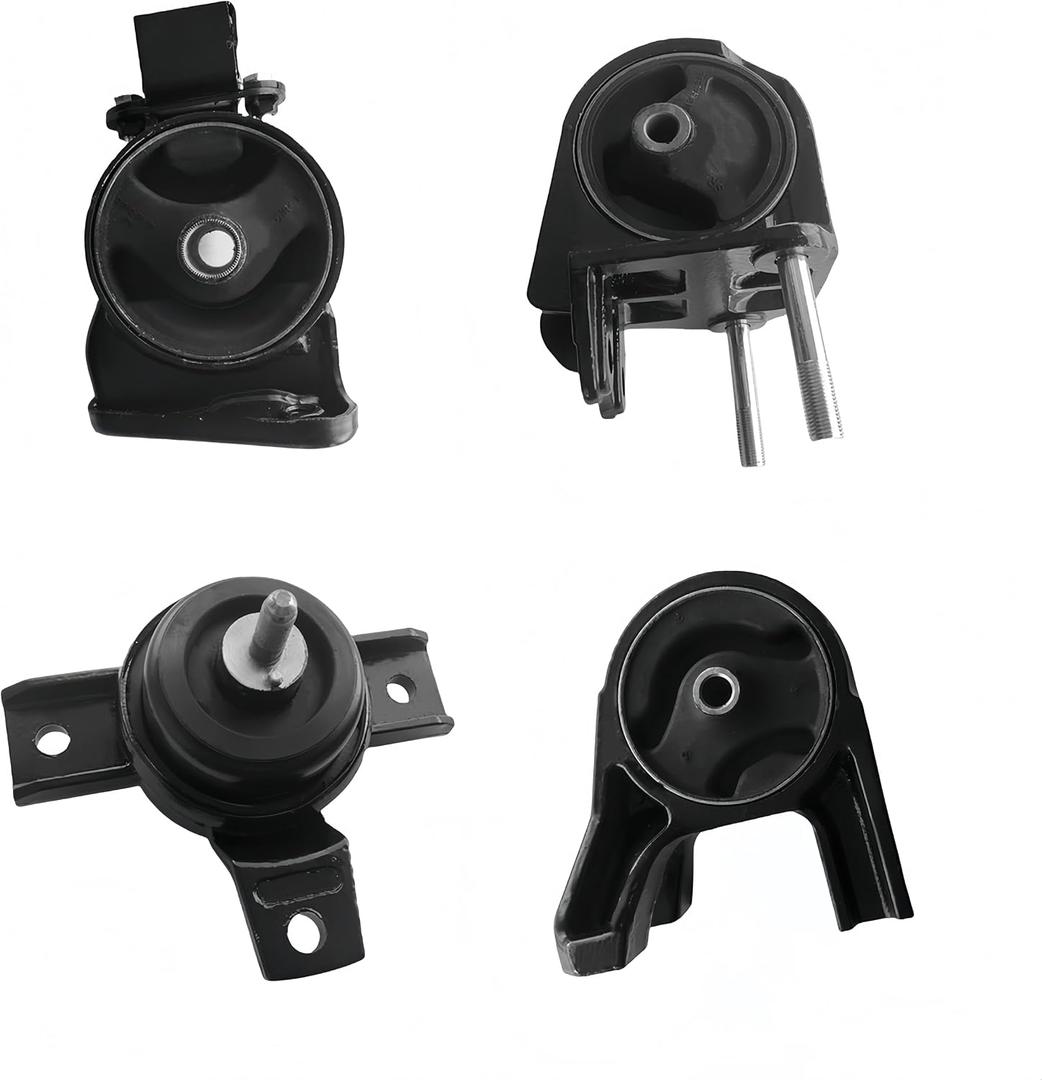 Engine Transmission Mount Set 4Pcs Compatible with 2010-2012 Santa Fe 2011-2013 Sorento 2.4L 3.5L FWD, Replaces 218302P400 218302P500 218302P000 218302P600