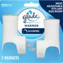 Glade PlugIns Air Freshener Warmer, Scented and Essential Oils for Home and Bathroom, Up to 70 Days on Low Setting, 2 Count