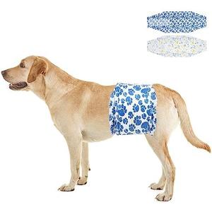 Dono Dog Diapers Male 40ct Disposable Male Dog Wraps Super Absorbent Doggie Puppy Diapers Rapid-Dry Technology Belly Bands for Male Marking, Excitable Urination, Training Large