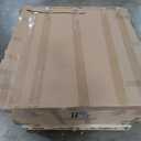 POVISON Modern Square Coffee Table with Storage, 39.37" Wood Coffee Table for Living Room Home Office, Fully-Assembled Walnut