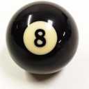 Replacement Pool BallReplacement Eight Ball, 2-1/4" Regulation Size Billiard, Regulation Weight15 Object Balls (8)