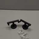 Towel Hooks for Bathrooms,Towel Hanger,Heavy Duty Wall Hook for Kitchen Bathroom,Robe Hook, Black Towel Holder Hooks for Hanging Towels,Coats,Bathrobe,Clothes,Loofah-Black(2 Pack)