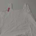 PUMIEY Women's Square Neck Tank Top Sleeveless Double Lined Basic Tops Sharp Collection (3X-Large, Splashed White)