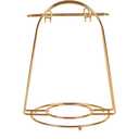 YY YEARCHY Coffee Mug Holder, Espresso Cups Holder Cup Drying Rack Cups Drainer Stand Metal Mug Tree Cups Organizer with 4 Hook Hangers for Kitchen Counter and Tea Party(Gold)