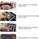 910XL Ink Cartridges Combo Pack Replacement for HP 910 XL 4 Pack (HP910XL HP910) to use with 8015e 8025e 8020 8028e 8025 8010 8035 8030 8035e 8034e 8028 8022e 8015 Printers (Cyan Magenta Yellow Black)