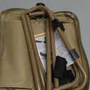 COMELY Portable Folding Chair for Outdoors: Heavy Duty Camping Stool for Adults, Compact Ultralight Collapsible Stools for Fishing Hiking Hunting & Backpacking, Khaki