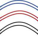 6Pack 7.87" 14AWG 4.0mm Gold Bullet Connector 4mm Banana Plug Extension Cable Male Female Wire for RC Car Boat Brushless Motor ESC