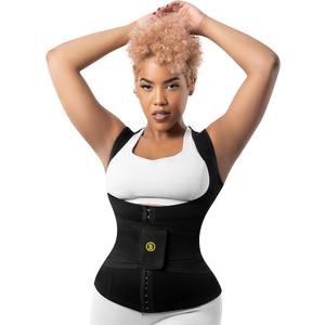 HOT SHAPERS Hourglass Body Sculpting Kit - Cami Hot Waist Cincher & Waist Trainer with Sweat Fabric for Body Contouring (Small)