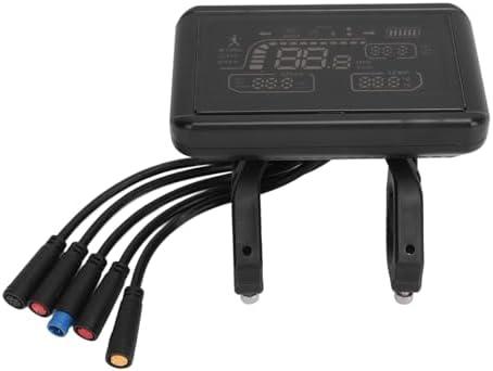 Electric Bike Panel, Electric Bicycle Display Panel, Speed Gear Power Mode Indicator Meter, Waterproof Ebike Display, for Electric Bike Modification