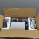 Under Desk Bike Pedal Exerciser, Portable Mini Exercise Bike with LCD Display for Home/Office, Desk Cycle for Leg/Arm with Handle, Leg Exerciser While Sitting for Seniors (White)