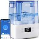 LEVOIT Classic300S Ultrasonic Smart Top Fill Humidifier, Extra Large 6L Tank for Whole Family, APP & Voice Control, Essential Oil Diffuser, Humidity Setting with Sensor, Quiet Sleep Mode, Night Light