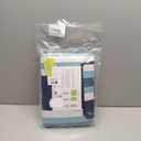 ZAZE Picnic Blankets Beach Blanket, 80''x80'' Extra Large Thick 3-Layers, Sandproof Machine Washable Waterproof Foldable Oversized XL Outdoor Mat, for Camping, Park, Travel, Grass(Blue White Stripe)