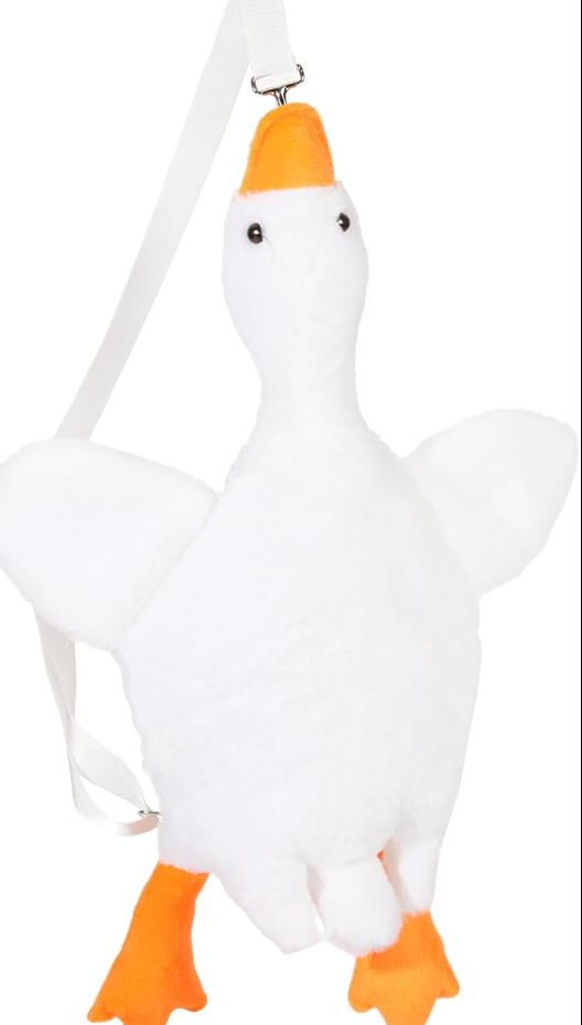 Mixweer Crossbody Bag Purse for Women, Cute Kawaii Plush Backpack Wallet for Girls, Cartoon Animal Lolita Bag with Strap