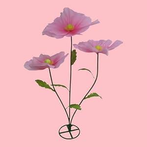 Large Artificial Flower for Decoration with Stands - 5.6 Ft Artificial Silk Giant Flower - Big Artificial Flores Gigantes for Wedding Party Banquet Backdrop Decor, Photography Props Window Display (Yellow & Red)