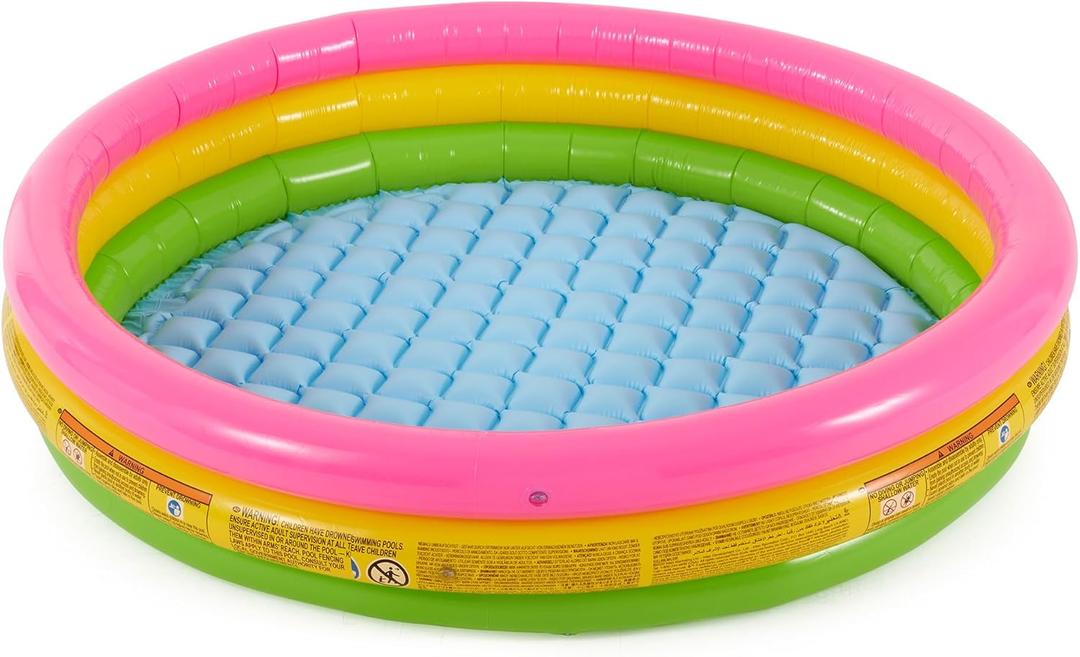 Intex Kiddie Pool - Kid's Summer Sunset Glow Design - 58" x 13"