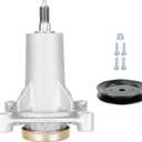187292 192870 Spindle, for Husqvarna YTH22V46 YTH22V42, for Craftsman 42" 46" Deck, for Craftsman YS4500 YT4000, for Husqvarna 532187281 532192870 532187292, with 195945 Pulley