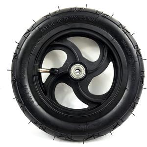 8" Pneumatic Wheel With Inner Tube For Kickscooter Scooter Wheel Size 8x1 1/4 Aluminium Alloy Hub 32mm Width Wheel With Bearings