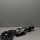 8" Spoke Wheel Trailer Jack, 10" Vertical Movement, 1500 lbs, for RV, Boat, Trailer and More, Black