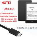 6.5Ft USB C Charger Compatible with Kindle Paperwhite 11th 12th Generation,Kindle Paperwhite Signature Edition 2021 2024
