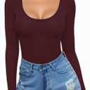 MANGOPOP Womens Scoop Neck Short Sleeve Long Sleeve Slim Fit T Shirt Tunic Tops Tee (XX-Large)