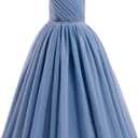 Glamulice Flower Girl Wedding Dress Tulle Long A Line Holiday Birthday Party Ball Gown Girls Formal Pageant Maxi Dresses 6Y