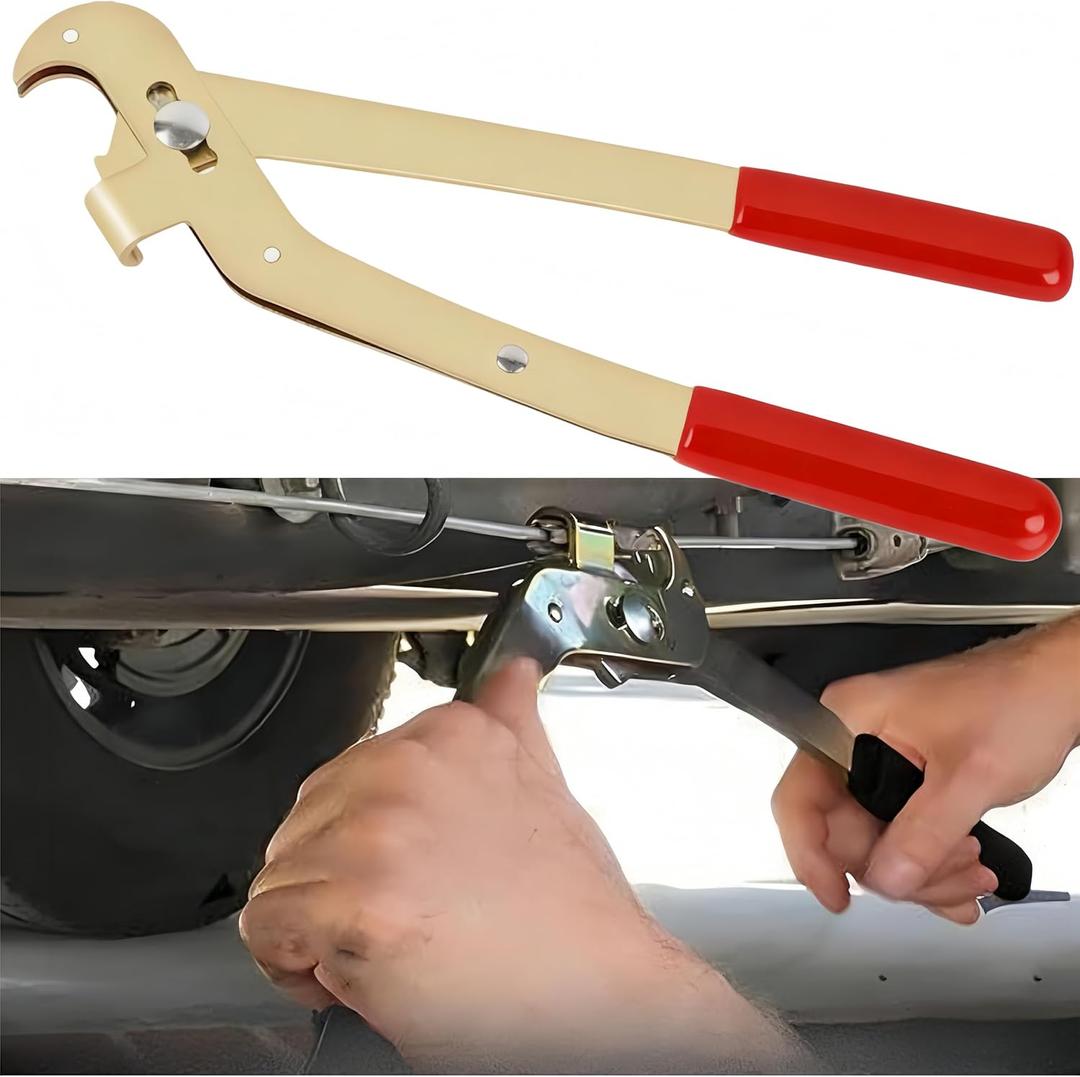 SLY-10500 14Inch Parking Brake Cable Coupler Removal Tool Pliers Fits for Vans SUV Dodge Ford GM Models Includes All Since The 80s (Not Fit Truckss)