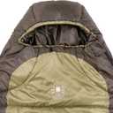 Coleman North Rim 0F Sleeping Bag, Cold-Weather Mummy Sleep Sack with No-Snag Zipper & Adjustable Hood for Warmth & Ventilation, Camping Sleeping Bag