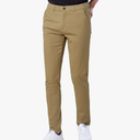 Plaid&Plain Men's Skinny Stretchy Khaki Pants Colored Pants Slim Fit Slacks Tapered Trousers 34w/28